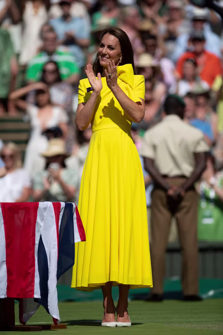 Кейт Миддлтон появилась на Royal Ascot в жёлтом платье Roksanda и снова сделала ставку на осознанный гардероб